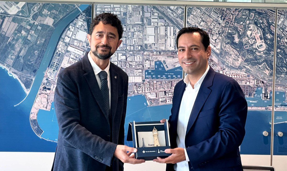 antonio_rsa1's tweet photo. En Barcelona, España, el gobernador @MauVila ha participado en la Smart City Expo World Congress (SCEWC) 2022, encuentro de ciudades inteligentes más importante a nivel mundial. En esa ciudad promueve desarrollo portuario estatal, con ampliación de @Puerto_Progreso  @GobYucatan https://t.co/pQ8kxvKERO