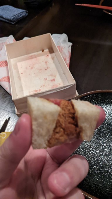 Made it to SakaMai in NYC. Had the A5 wagyu katsu sando. Worth every cent. https://t.co/X8cobXRxAL