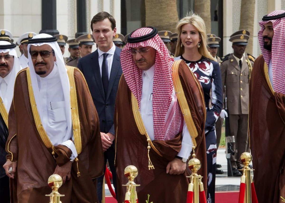 Here’s Hunter Biden with Qatari and Saudi leaders right before securing over $3 billion investments.