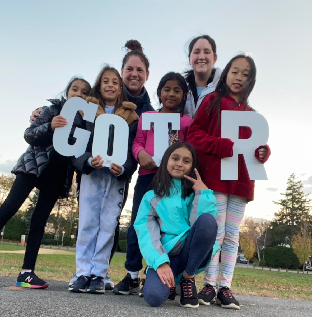5k club! These star runners met for a makeup session and did a 5k! #starpower✨#GOTR <a href="/gotrlongisland/">Girls on the Run Long Island</a>