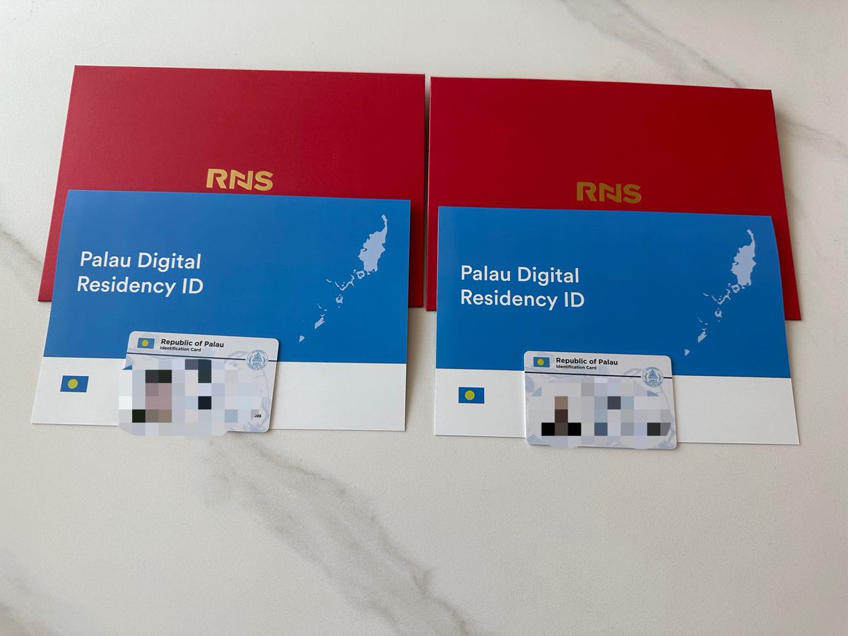 合计搞了5个帕劳🇵🇼的id，之前一批要1个多月，而最近这批两周不到😂 目前实测币安和火币直接可以过kyc 币安是 找客服提出更换国籍，无需换账号；而火币则是需要重新注册一个。 帕劳id费用是248u，注册链接：https://t.co/TSp9nLqApx