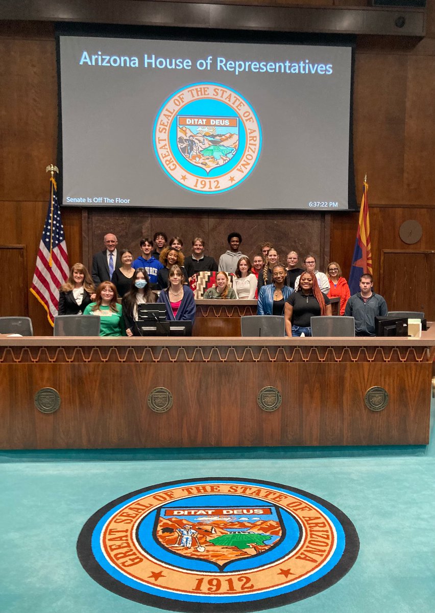 Nothing better than seeing one of your Ss succeed! One of my Ss from 6 yrs ago. They moved out of state but his mom still texts me updates on him.  A pic of his state level student leadership team❤️