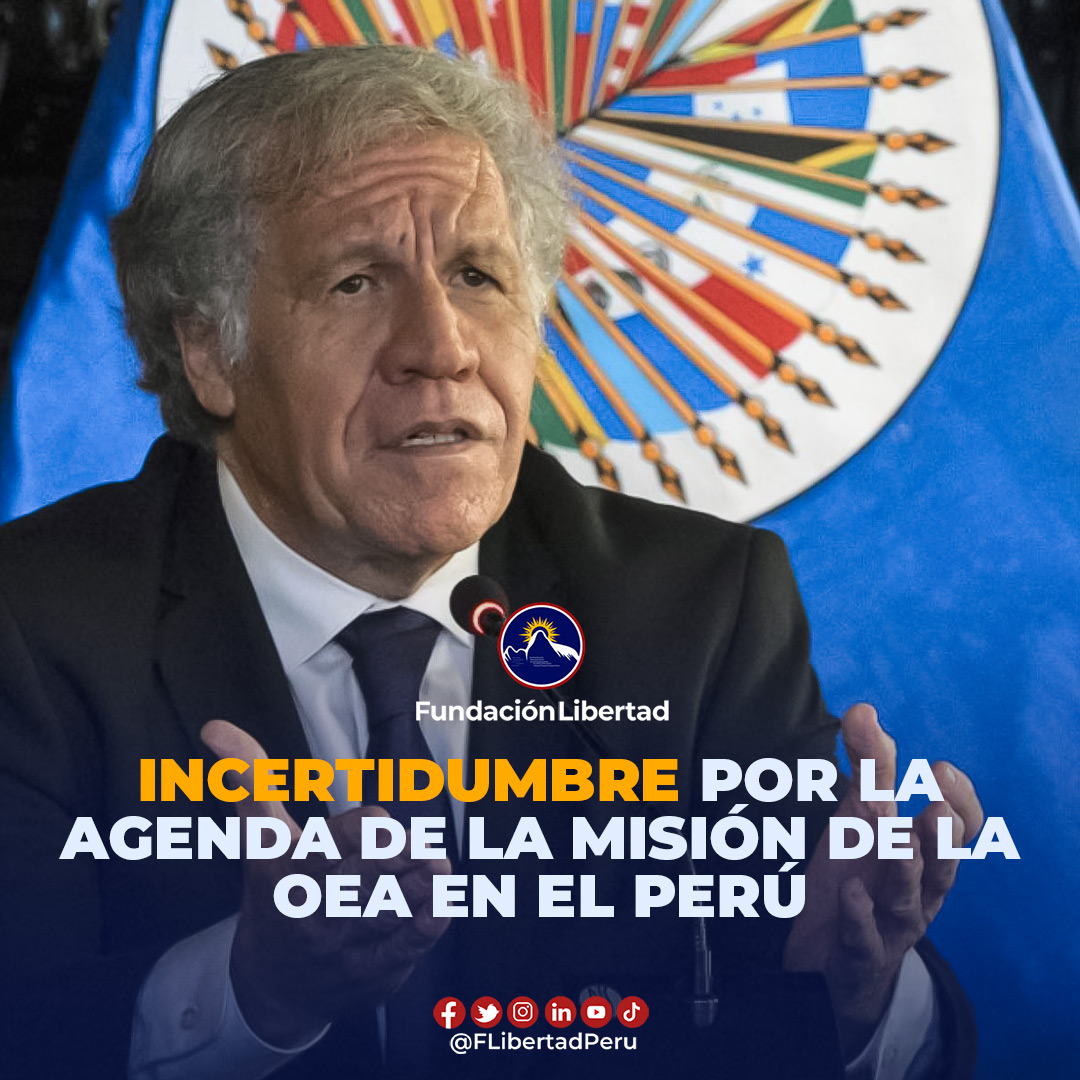 FLibertadPeru's tweet image. Aún existe incertidumbre respecto a la agenda que cumplirá la misión de la #OEA en Lima. El organismo indicó que el documento, donde solamente se incluía reuniones con los representantes de los tres poderes del Estado, era “falso”.

#CancilleríaPeru #Dictadura #Congreso #Fiscalía
