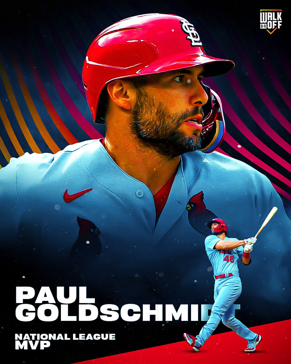 BRWalkoff's tweet photo. PAUL GOLDSCHMIDT IS YOUR 2022 NL MVP 💪 https://t.co/sTogmyuIKY