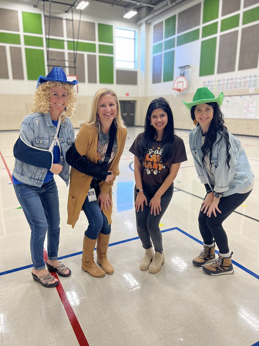 When it’s ‘Dress for something you’re thankful for’ <a href="/LiscanoElem/">Liscano Elementary School</a> and your favorite coaches dress as the principal and assistant principal!! ❤️🤣💙😂💚 We love you, <a href="/SuperCooperPE/">Coach Cooper PE</a> and Mary Clarke!!! #LiscanoEXTRA5 #lovewhereyouwork <a href="/MissSherali/">Sanam Sherali, M.Ed.</a>