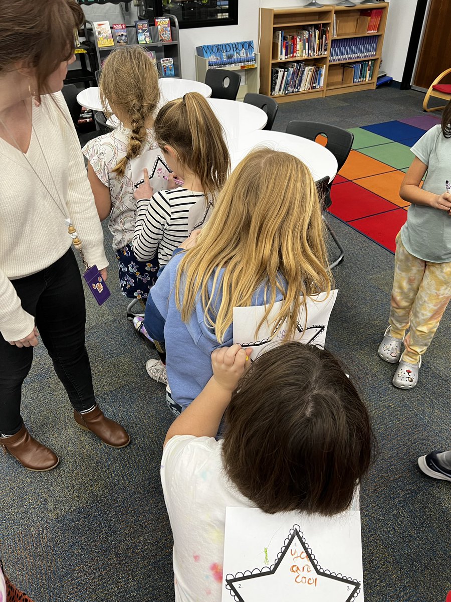 busy_librarian's tweet image. Today at our @KyleES_library Book Club, we wrote anonymous kindness notes to one another! It was perfect for our book we are reading, Wonder, and also for Kindness Week at @kespanthers I loved reading all their sweet messages to each other! #kyleesrocks