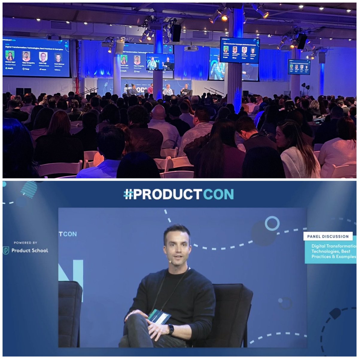 EvanMichner's tweet photo. Digital transformation — Challenging how you’re delivering value today: Learning your customer to serve them better. All about data! Thank you @productschool #ProductCon NYC https://t.co/00bUNAcftC
