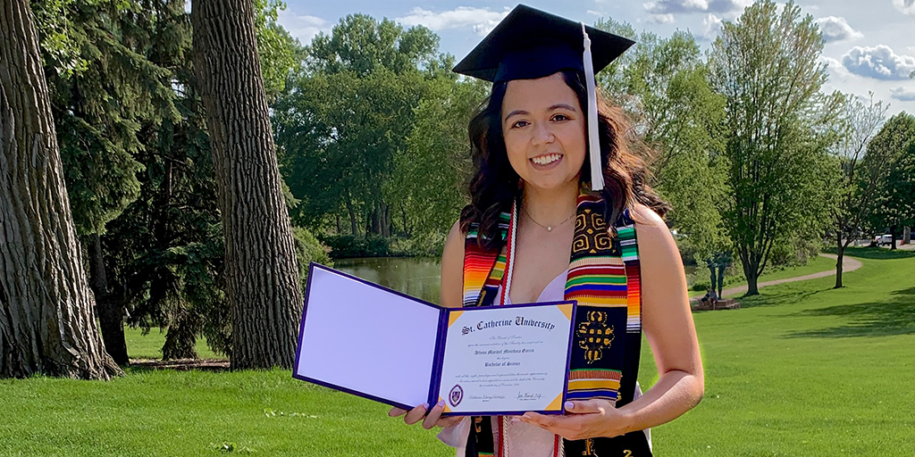 st_kates's tweet photo. Yesterday, as part of our Recent Graduates challenge, Athena Garcia '20 shared, "I give to the Katie Fund because it has provided the opportunity to reach my goals as a first-generation student.โ
Thank you to everyone who participated!
#GoKatieGive #mystkates #leadandinfluence https://t.co/OAXaANivwY
