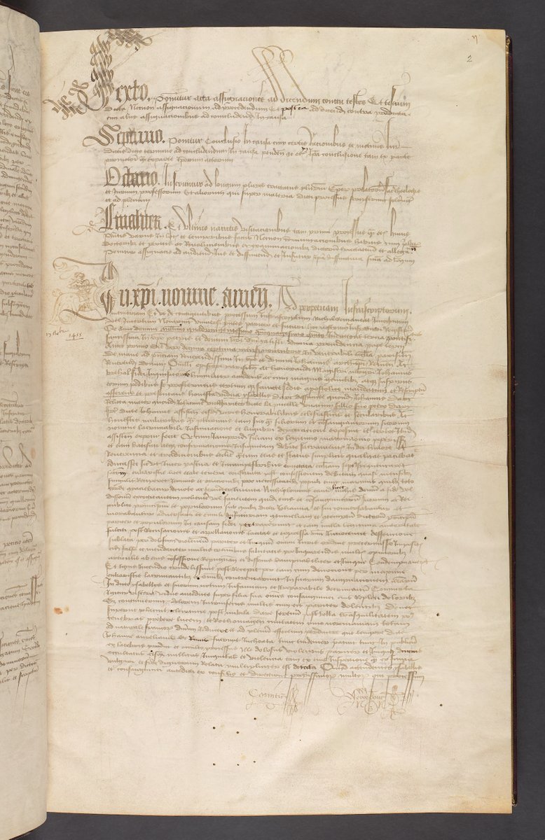 In 1431, Joan of Arc was put on trial and burnt at the stake in the city of Rouen. 25 years later, a 2nd trial reviewed the case against her and declared Joan innocent. 

The proceedings of both trials have now been digitised as part of our Medieval and Renaissance Women Project!