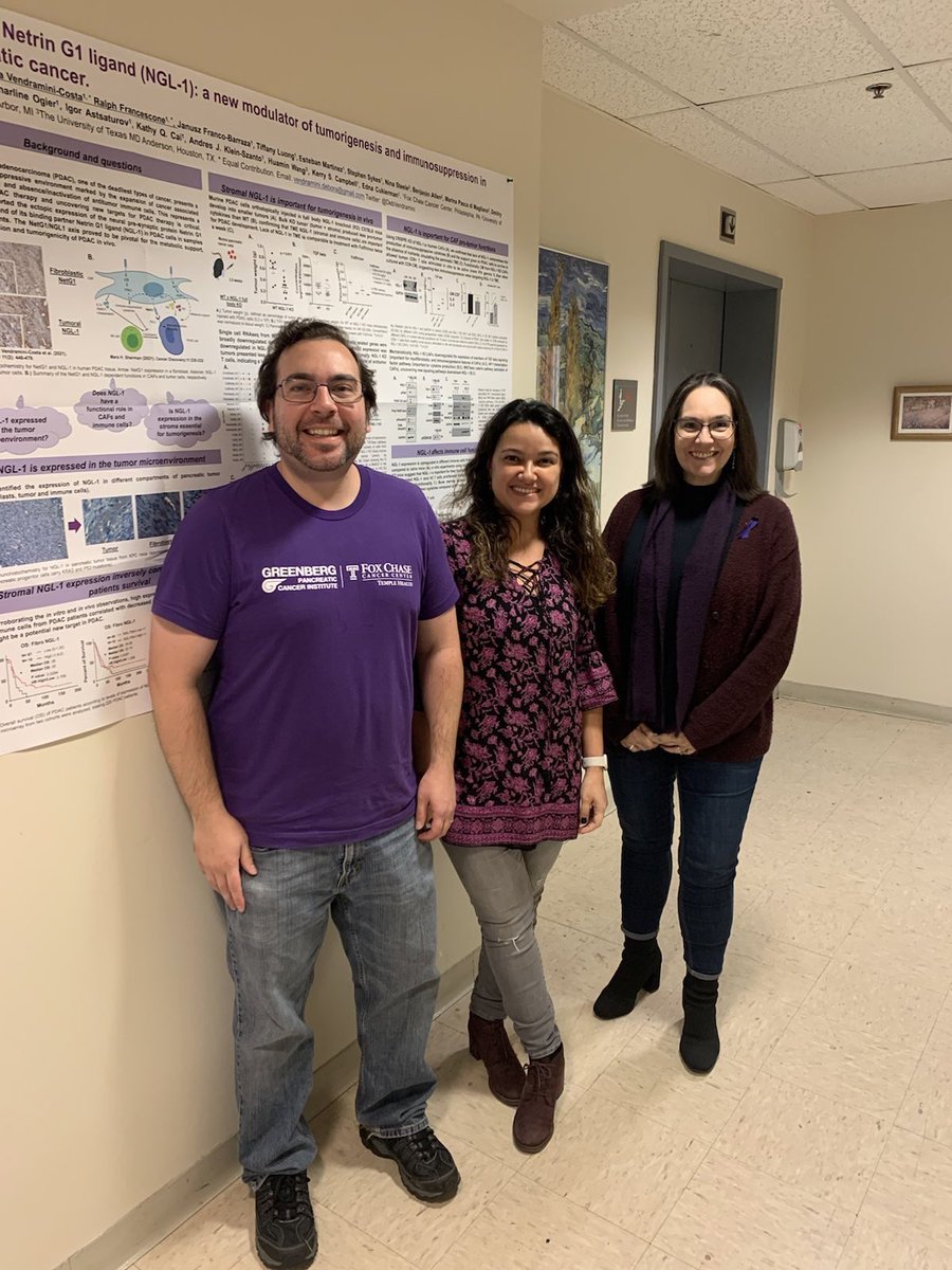 @PanCAN @RAFrancescone and @DebVendramini (better known as R&D) posing last time during #PanCANawareness day as @CukiermanLab members. I will nonetheless remain forever #ProudisimaPI 💜