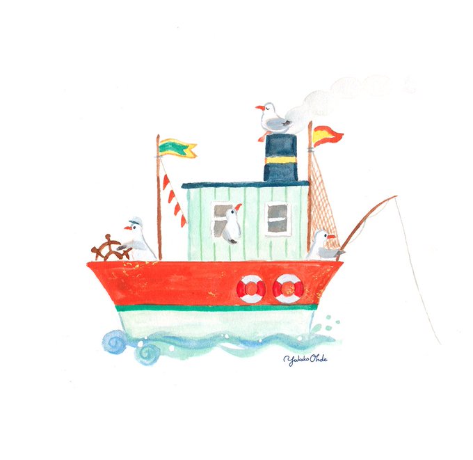 「fishing watercraft」 illustration images(Latest)