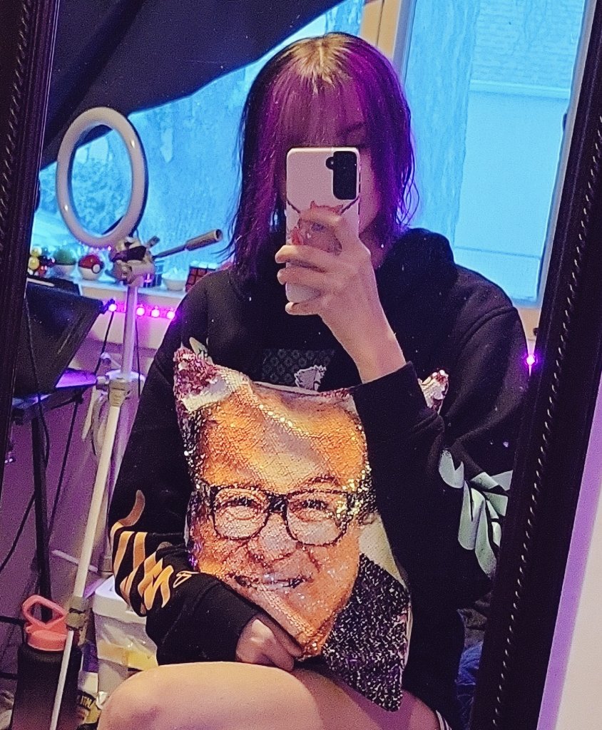 It feels like an obligation if i own the danny devito sequin pillow i must wish danny devito a happy birthday 