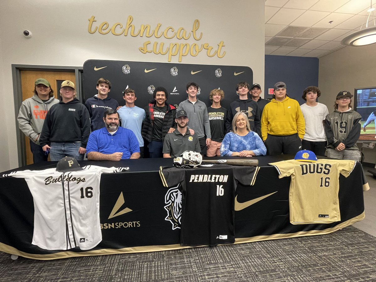Pendleton Athletics (@bulldogsofphs) on Twitter photo Congrats to <a href="/matt_slat16/">Matthew Slaton</a> on signing to play baseball for <a href="/LanderBaseball/">Lander Baseball</a>! Excited to see what’s ahead this spring and when you suit up for the Bearcats! #DirtDogs Congrats to <a href="/matt_slat16/">Matthew Slaton</a> on signing to play baseball for <a href="/LanderBaseball/">Lander Baseball</a>! Excited to see what’s ahead this spring and when you suit up for the Bearcats! #DirtDogs