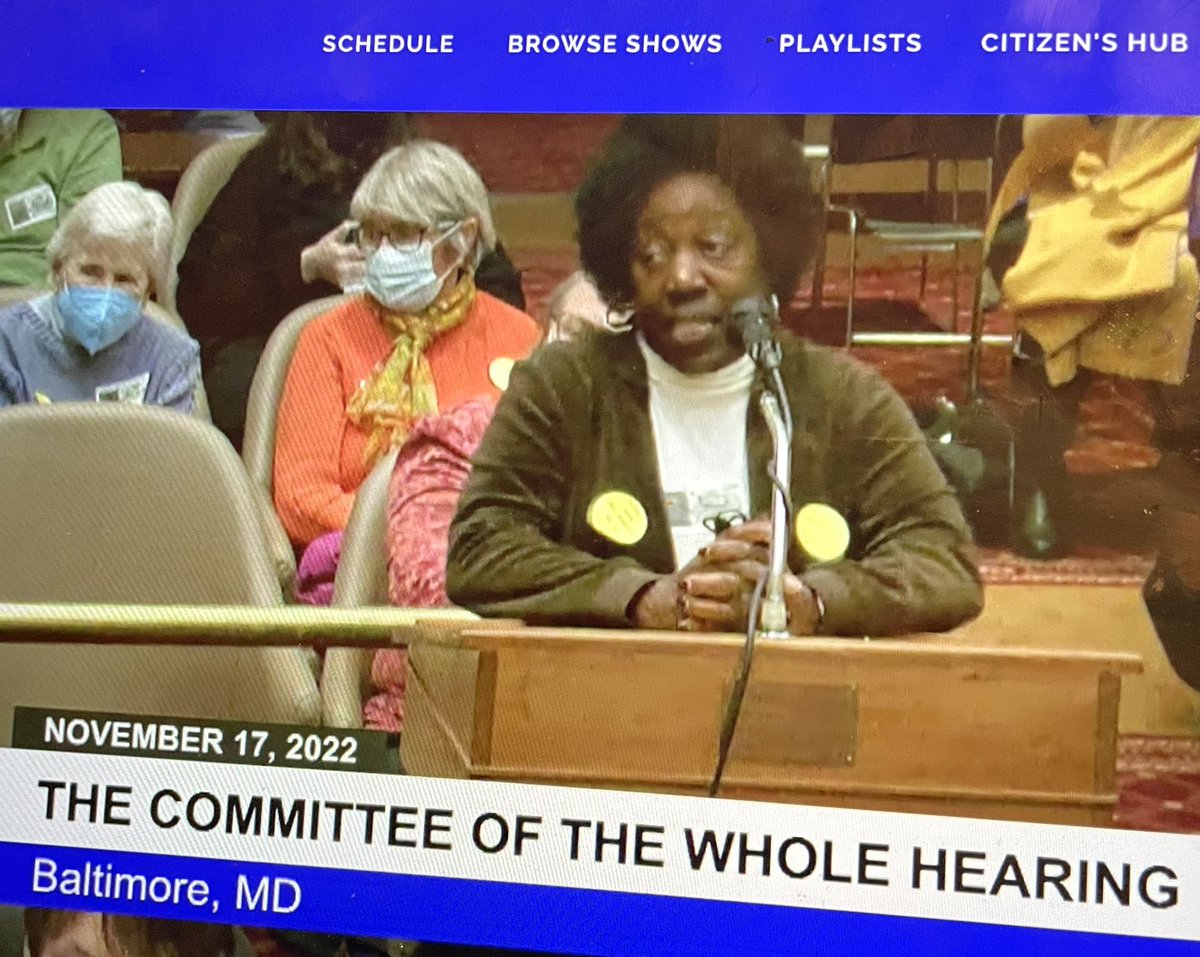organizepopple1's tweet image. Betty Bland Thomas of Sharp-Leadenhall discusses how seniors who have lived their entire lives in her neighborhood are now being pushed out. “Gentrification is a tool of great displacement; it does not have a tool of diversity, this bill does.” Let’s do something. #BmoreEquitable