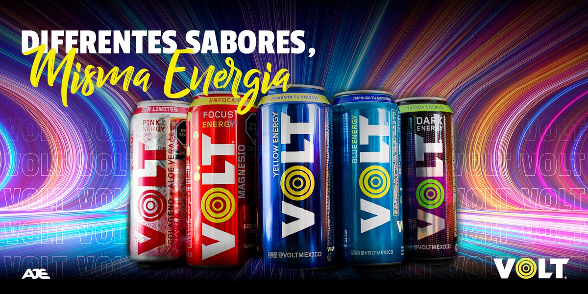 Hay un sabor perfecto para todos los fans de Volt, ¿cuál es el que mejor va contigo? ⚡

#ENERGIAREAL
#AJE #GrupoAJE #SomosAJE