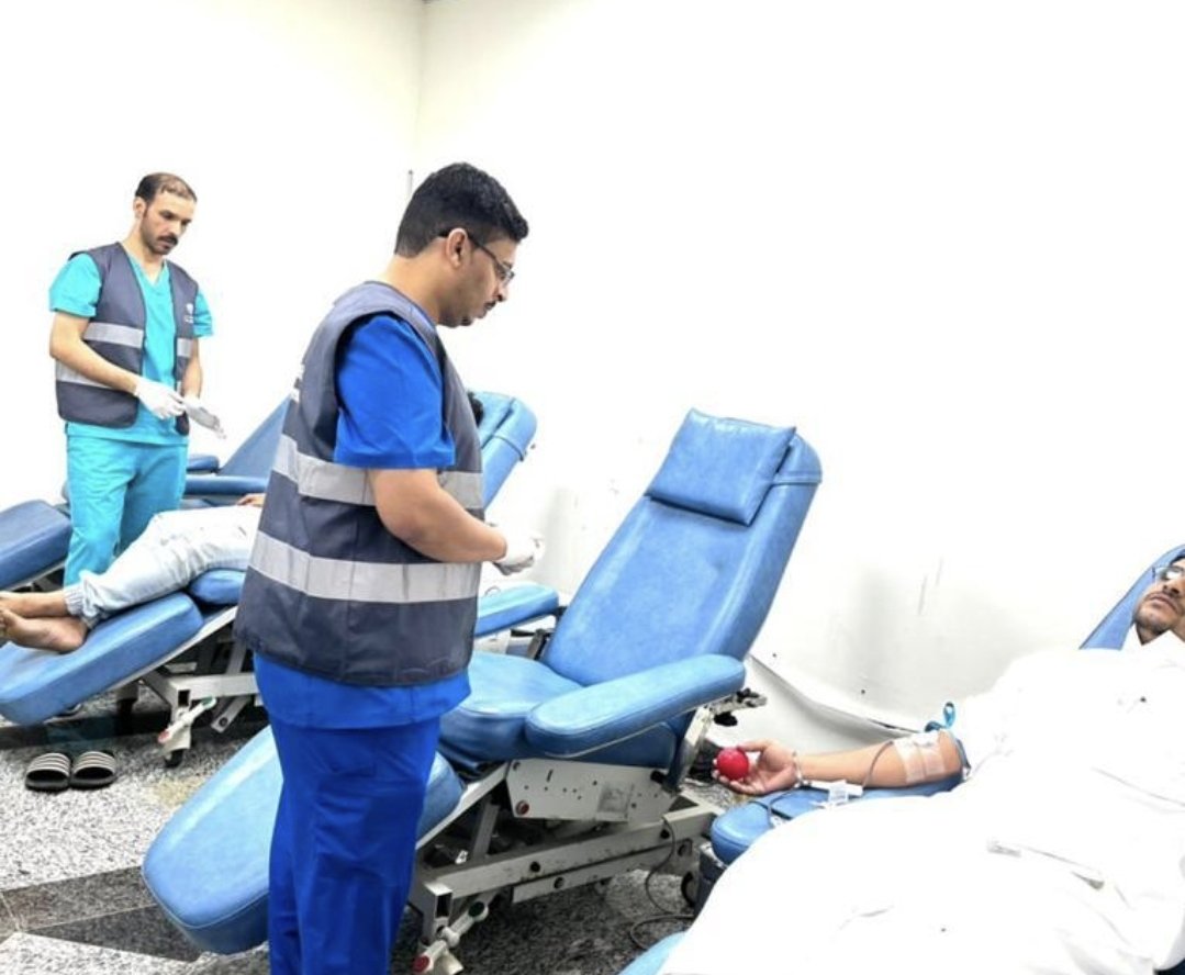QUNF_HEALTH's tweet photo. نفذ مستشفى جنوب القنفذة العام حملة للتبرع بالدم تطوعية أستمرت لمدةخمسة أيام  وكانت حصيلة الحملة ٢٤٠ وحده دموية . https://t.co/uxle7CRqdM