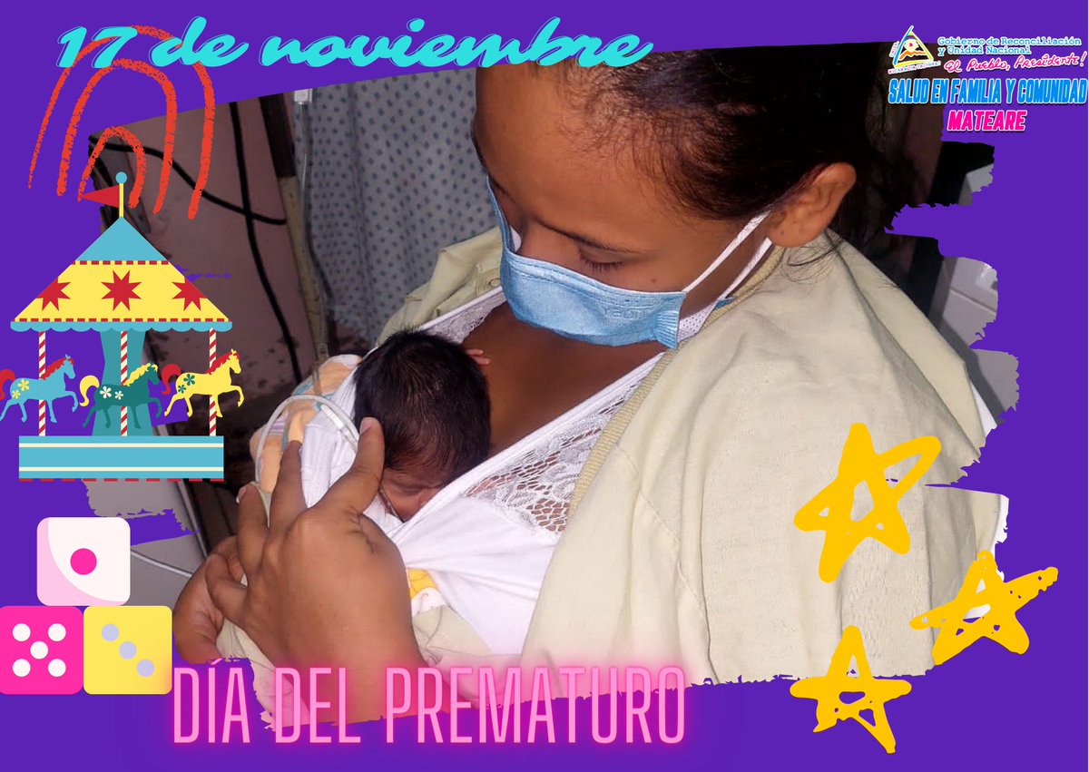 #17deNoviembre  día del bebé prematuro ayudemos a superar las desventajas de su nacimiento adelantado, como por ejemplo el de madre canguro, que incentiva a que se mantenga el contacto de piel con piel entre la madre y el bebé.
#SaludEnFamiliaycomunidad