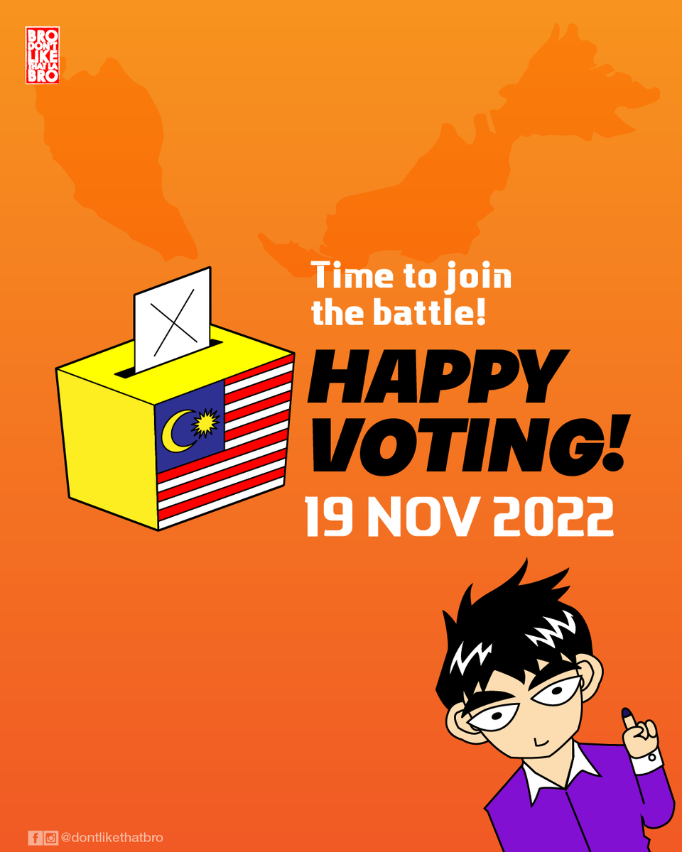ernestngBRO's tweet photo. 3/3 Selamat mengundi this 19 November! 

Also last 7 days to enjoy volume 8 pre-order discount! Shop now! 
Shopee: https://t.co/cscvvAUNfn
Website: https://t.co/asL4LjfVed https://t.co/zNXysxkv3O
