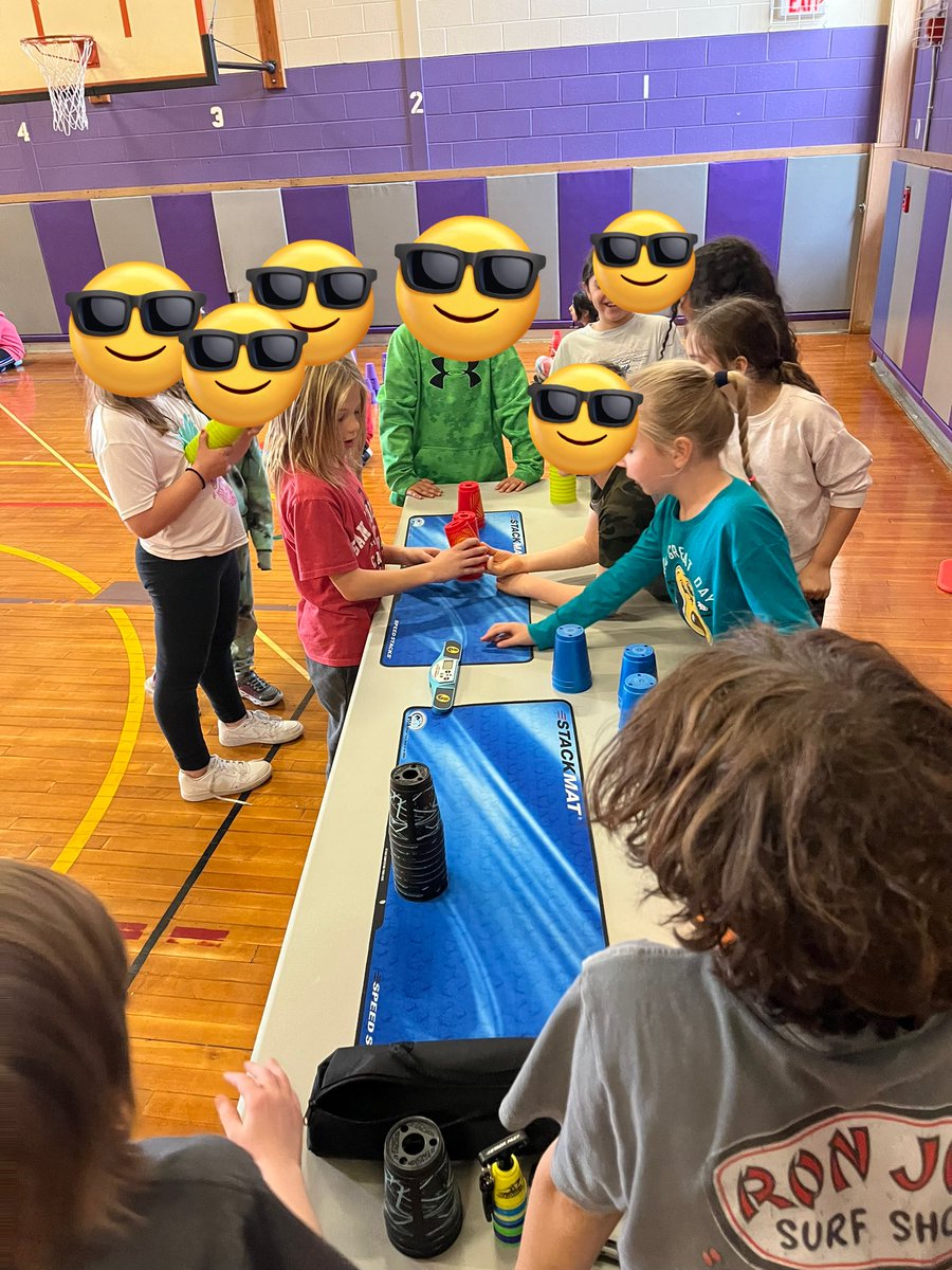 Cup stacking challenge at Lakewood Elementary this week 🏆⏱️! <a href="/ccsdschools/">Clarkstown Schools</a> <a href="/SpeedStacksInc/">Speed Stacks Inc.</a>