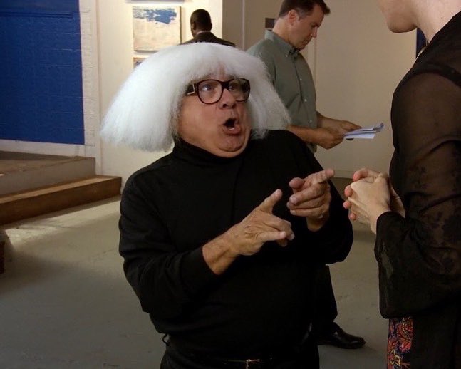TheSunnyPodcast's tweet photo. Happy birthday to our wonderful friend, comedy legend, and father figure to us all, the incomparable Danny DeVito!

Love,
The Always Sunny Podcast ☀️🎧
#dannydevito https://t.co/m0gEwTk2gK