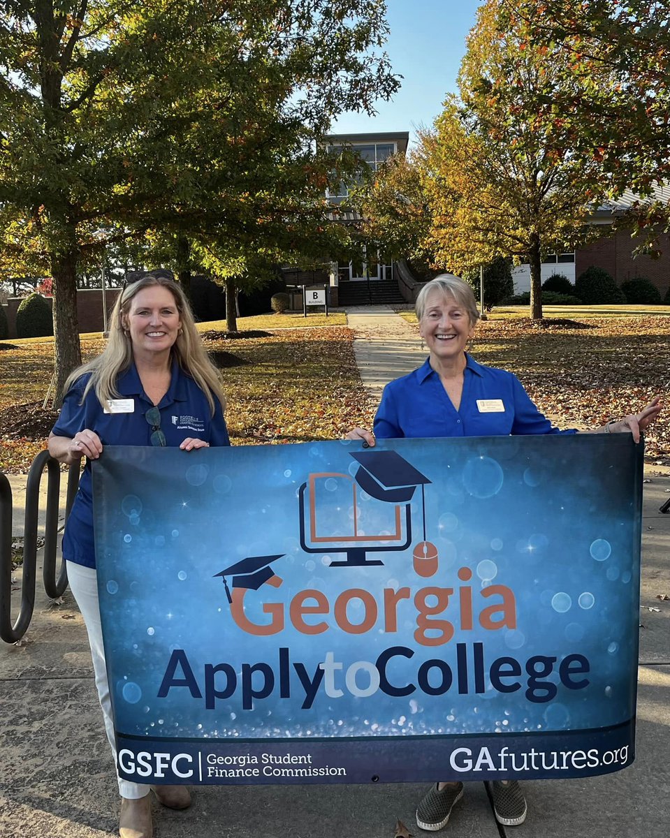 November is Apply to College Month and many colleges waive their registration fees! Recently, the Alumni Transition Team was at the Athens Tech Program Expo assisting students in applying.
Students, check with your graduation coach for more information on applying to college!