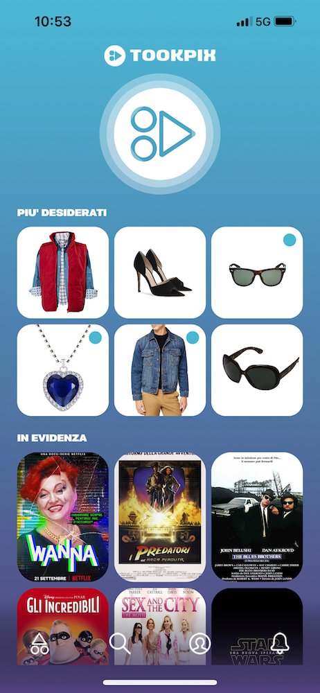 TookPix's tweet photo. Dallo #Streaming al divano da oggi il #ProductPlacement cambia mano!
Inizia oggi la fase beta della nuova App che aumenta l'esperienza dello spettatore e l'efficacia del placement. Per info e download #LinkInBio. #Cinema #Serie #Entertainment #MadeInItaly #GFvip #Oriana https://t.co/Tvgf907mot