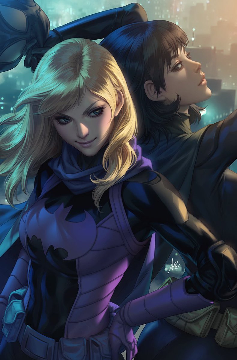 My official variant cover for Batgirls #14. It’s cool to see them both together. #batgirls