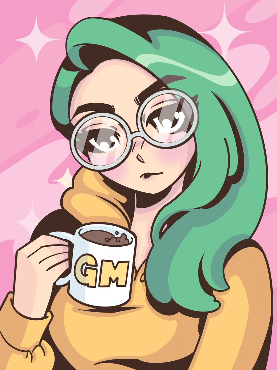 Gm from Chloe Boki!☕️💚 <a href="/BokiNFT/">Boki</a>