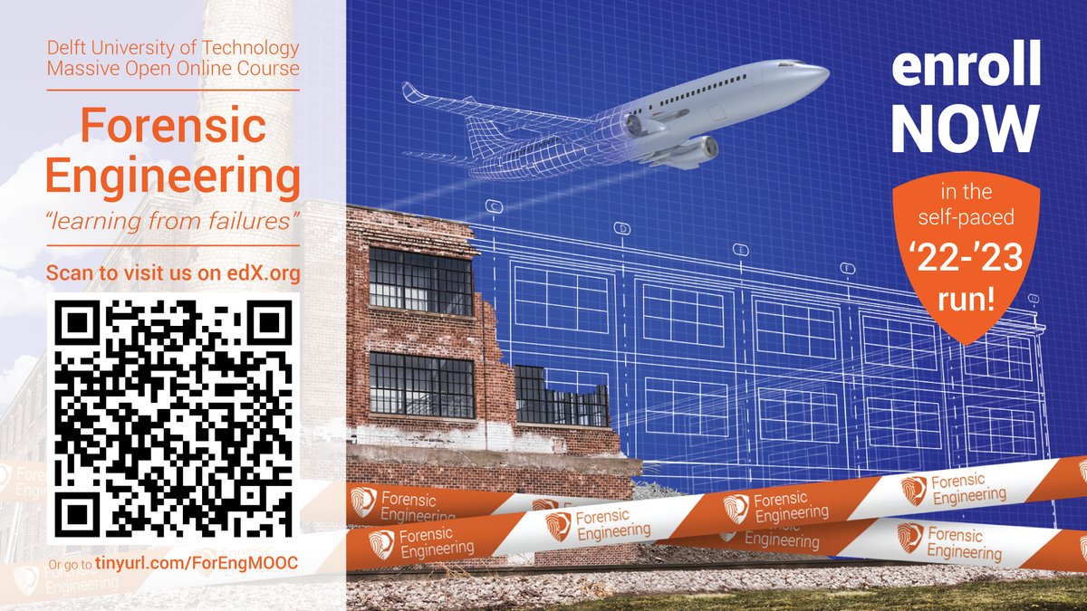 Learn how to analyze failures of technical systems... or how to prevent them in your own designs of technical systems! Join our edX MOOC now and investigate airplane crashes, collapsed buildings, hospital contamination cases and more!
#tudelft #forensics #forensicengineering #edx