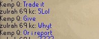 Bankerman73's tweet photo. what do @KempKor ? you threaten people to report their rsn if they don’t give u their set when u can’t kill them? nice pickanos don’t step pvp again https://t.co/YhjAL9khnI