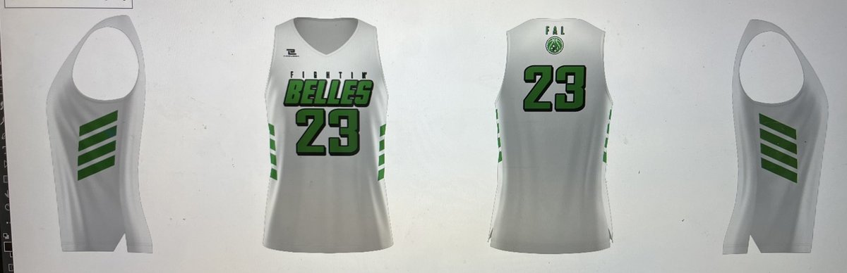 Preview of the New JH Girls Basketball Jerseys being ordered for our Fightin’ Jr Belles 🔥

Coach Vince Montgomery with the design