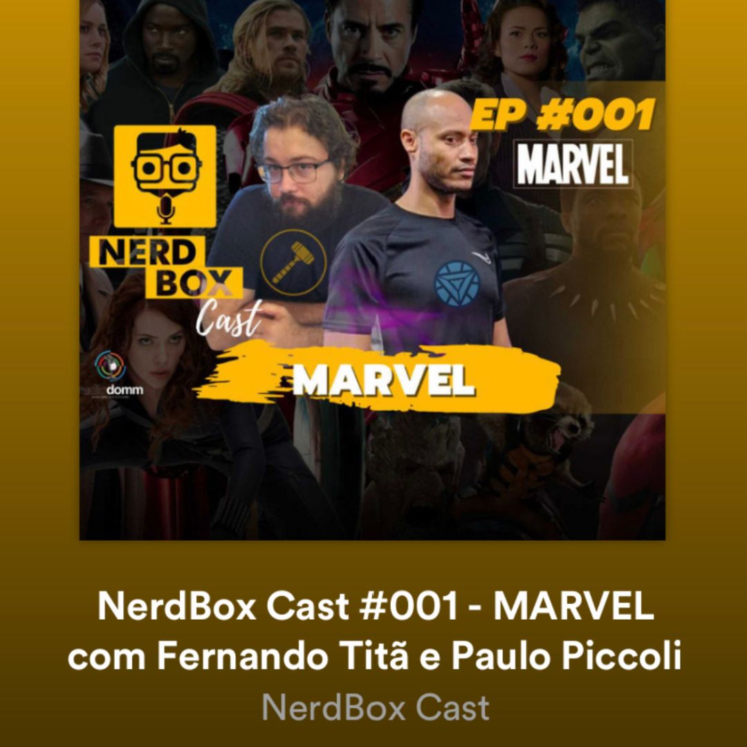 VaidaNerd's tweet image. Estamos agora no Spotify também galera!! 
Não tem desculpa pra não ouvir o Nerdbox Cast , Youtube, Radio Domm , Spotify e brevemente em mais redes. Fiquem com a gente, você também faz parte dessa conquista, OBRIGADO! #spotify #nerdboxcast