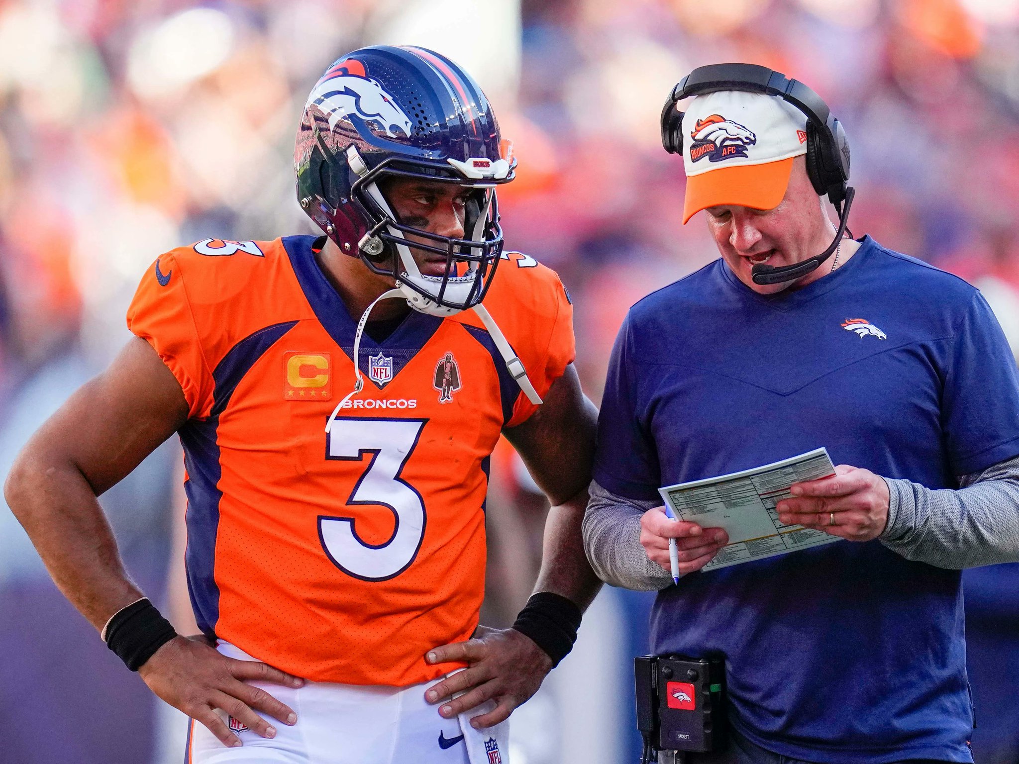 Barstool Sports on Twitter "Nathaniel Hackett Speaking And Russ Wilson