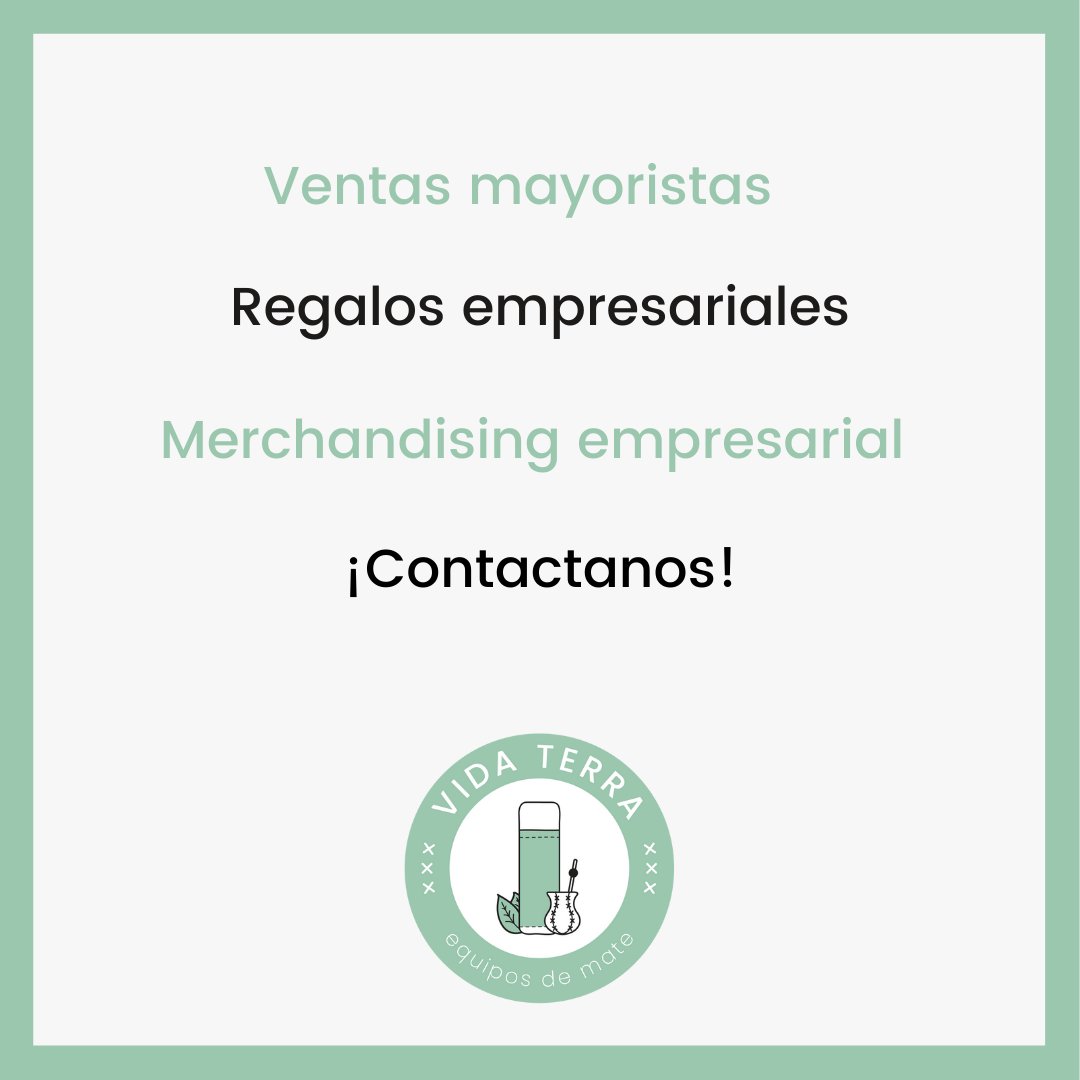 Vida_Terra's tweet photo. ¡Nos encanta que la ronda matera se agrande cada día más! 🧉❤
¡Contactanos!
#mate #equipodemate #equiposmateros #regalosempresariales #setmatero #setdemate #equipomatero #regalo #ventas #merchandising https://t.co/ct4fNgsEqj