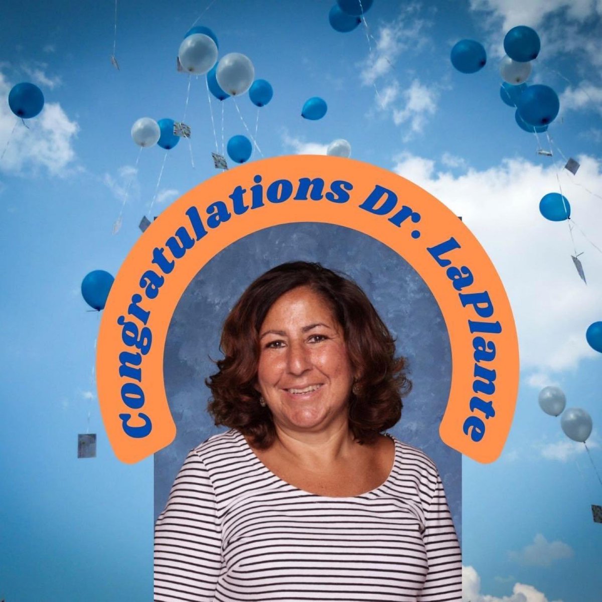 OfPlainedge's tweet photo. Congratulations to High School World Language Teacher Claudia Laplante for receiving her educational doctorate degree from St. John’s University.  She is an inspiration to her students and colleagues! https://t.co/JLawfaCd4x