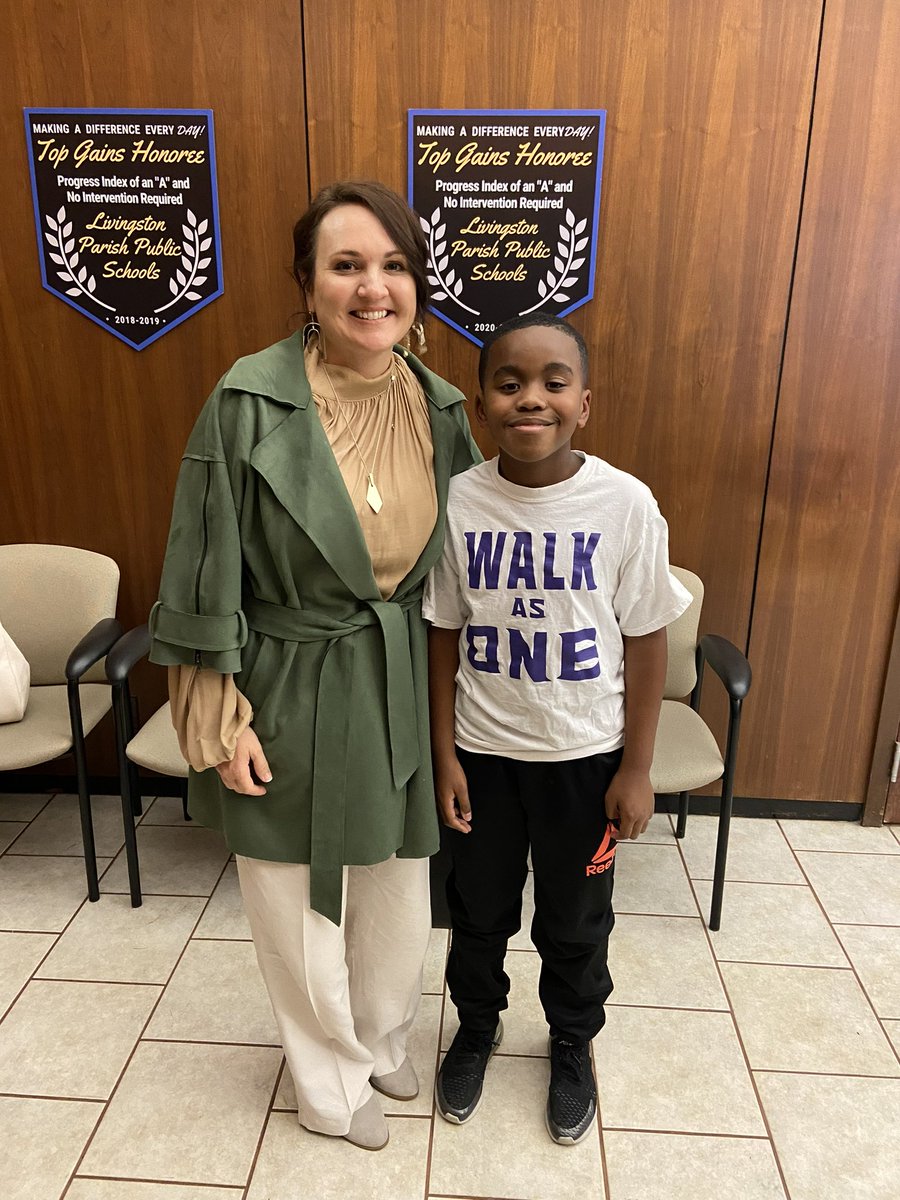 Tonight was a very special night at the school board meeting where our Walk As One program was recognized. Best of luck to our big buddies tomorrow!