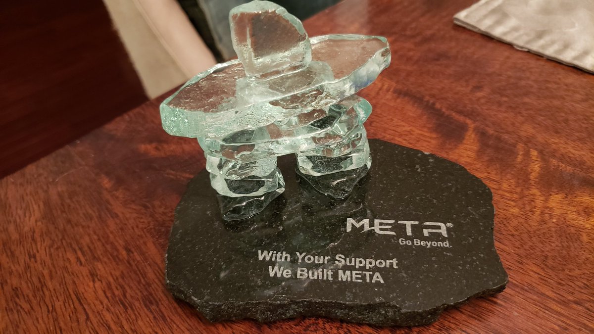 6 yrs ago at this table I met <a href="/Metamaterialtec/">Meta Materials Inc. (META®)</a> CEO George <a href="/palikaras/">George Palikaras</a> &amp;  Nadine - via Cindy Roberts who said she was working with a "new startup"- today they changed the landscape of our economy &amp; the future of tech. thank you for the front row seat friends - congrats!