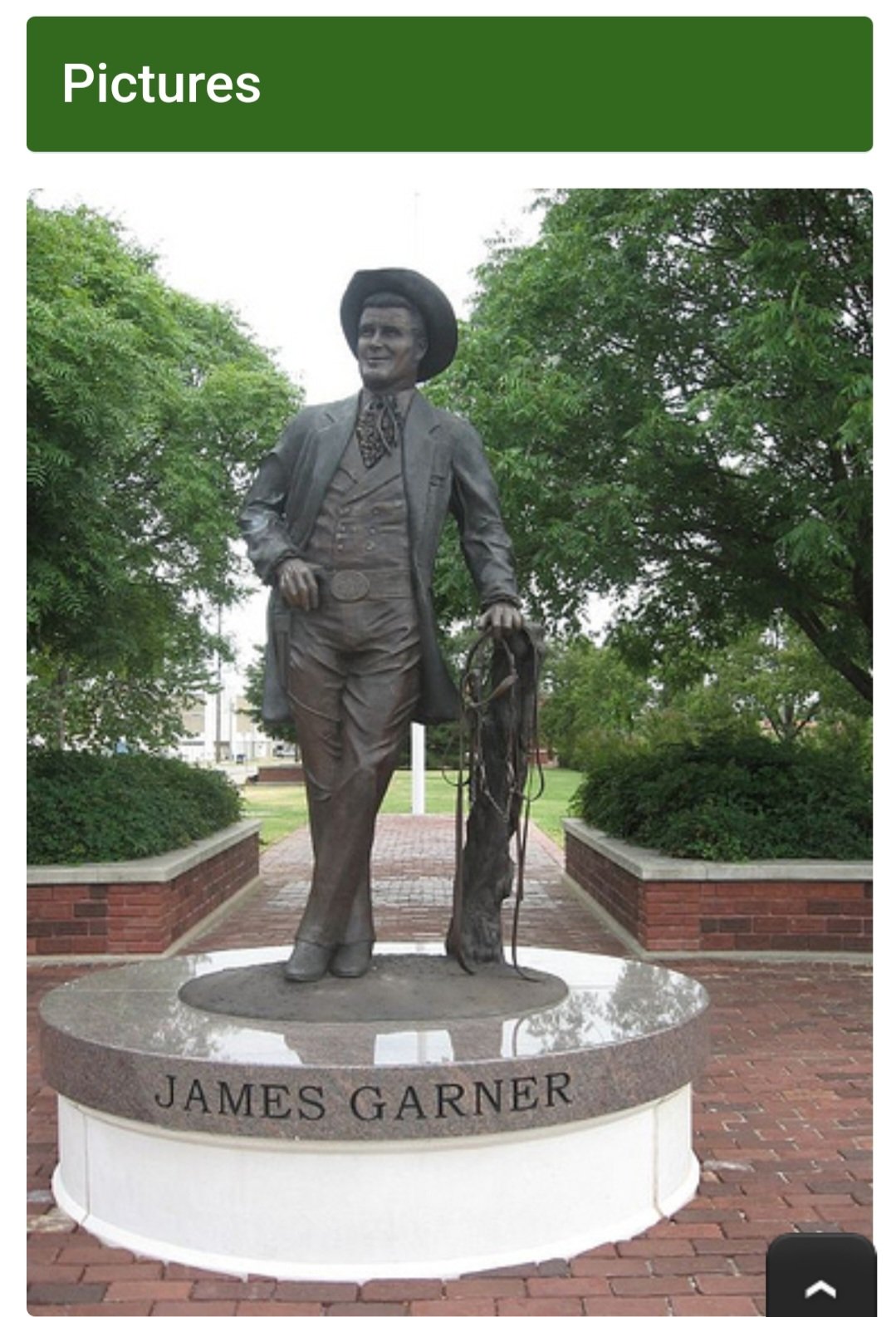 cctga_SallyPennington on Twitter "Route_60plus James Garner statue in