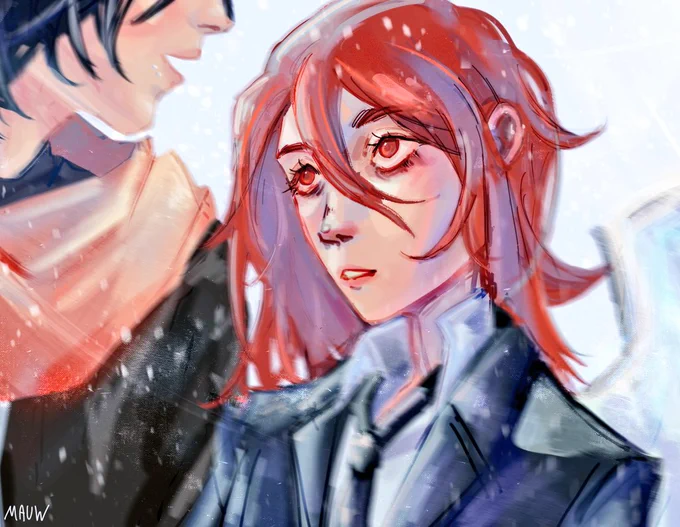 #akiangel i have a hc that devils don't really get cold/hot and they put on coats to blend in w people 