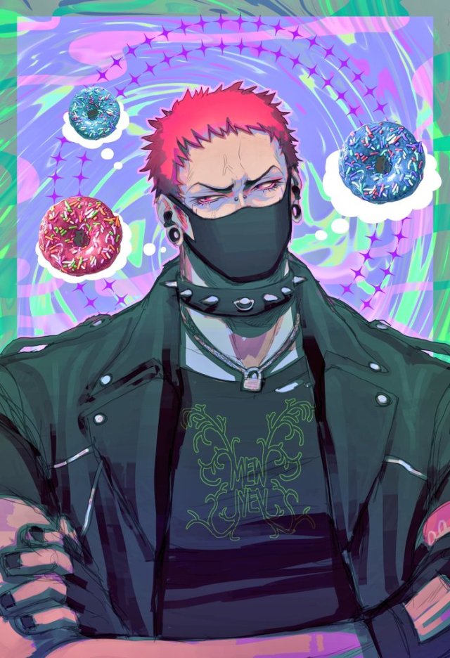 mewiyev's tweet image. i like to draw katakuri 🍩
