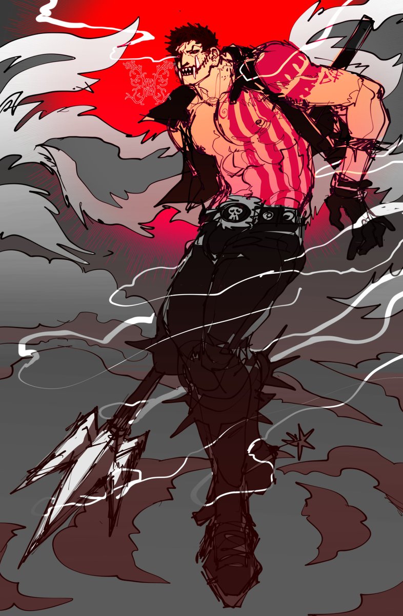 mewiyev's tweet image. i like to draw katakuri 🍩