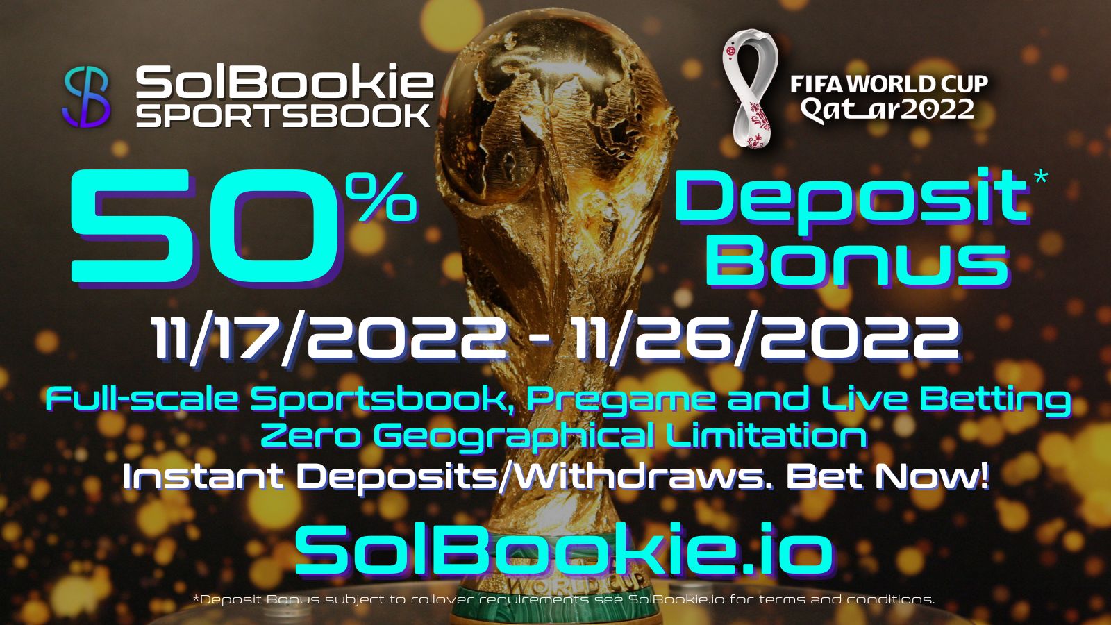 SolBookie Sportsbook 🌞📓🏈⚾️🏀⚽️ on Twitter "World Cup Special! 🔥50
