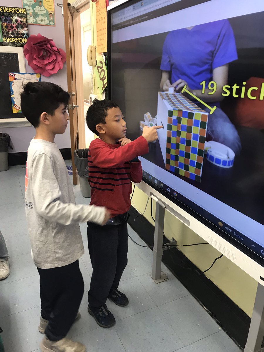 rothmancamp's tweet photo. Collaborating, Exploring, Noticing, Wondering - 3Act Math Task Routine @rothmancamp @CampAvePride https://t.co/f4Bw4hkbDn