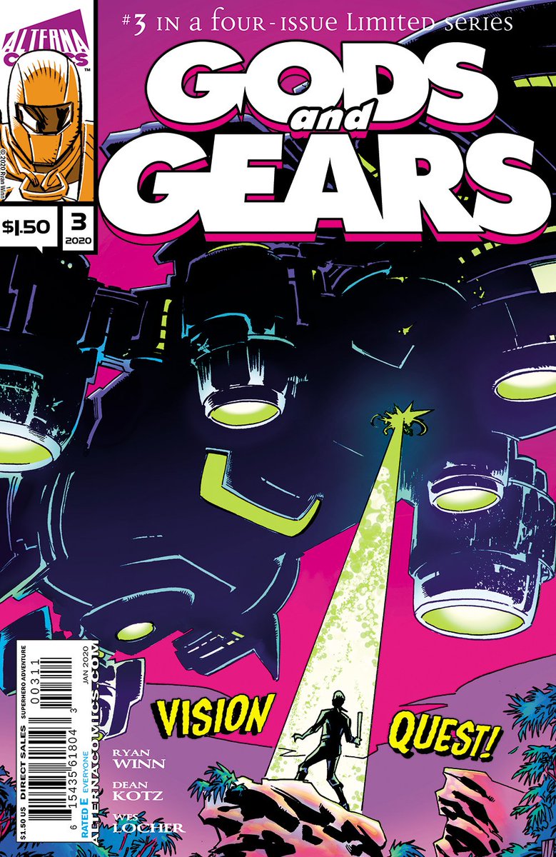 alternacomics's tweet photo. GODS AND GEARS has officially ended its run at Alterna Comics with issue #4 (published in April 2020). The series was considered for an ongoing but production complications arose.

We'd like to thank Ryan Winn and Dean Kotz and we wish them all the best in their future endeavors. https://t.co/mYEg3R4T9j