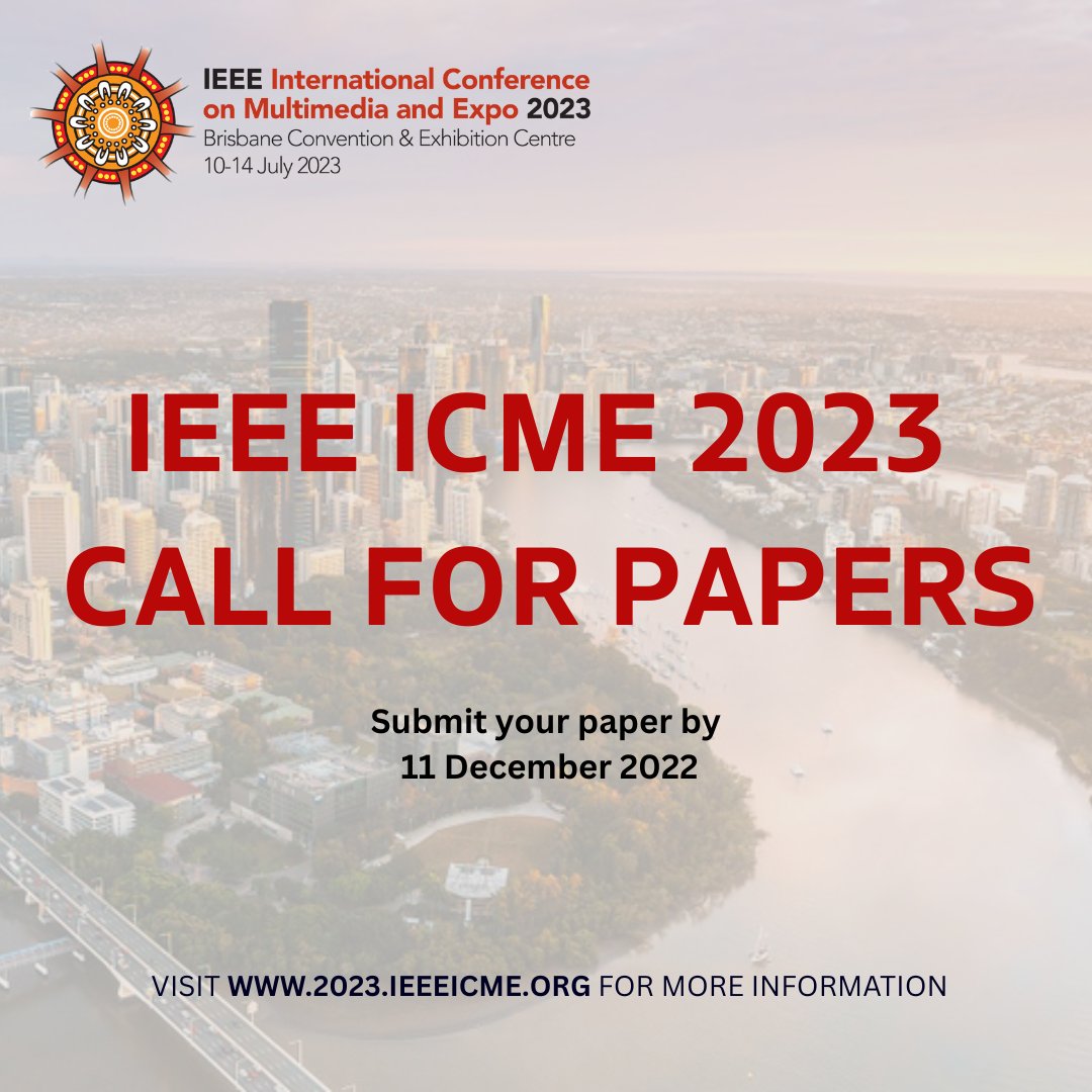 #IEEE #ICME2023 paper calls are open now!  #multimedia  2023.ieeeicme.org