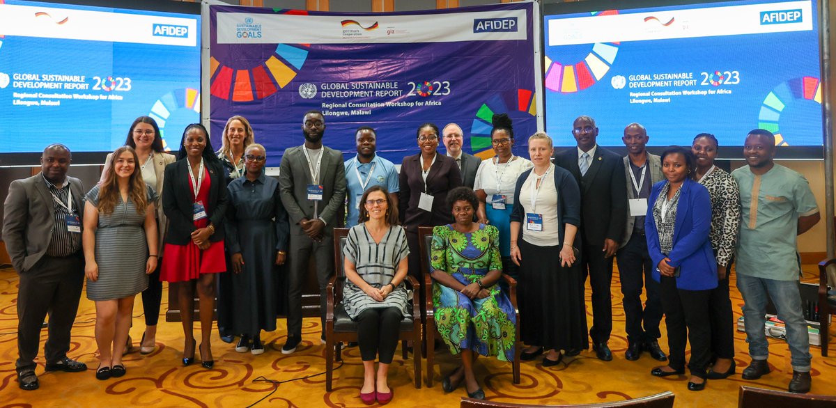 Afidep's tweet photo. #Optimism. We leave #Malawi following the #GSDR2023 Regional Consultation Workshop for #Africa undaunted by the challenges. We are firm in our resolve to forge ahead, knowing the #Africa we want for our children and future generations is possible. 

#SDGs #2030Agenda https://t.co/bzbnQYTeGs