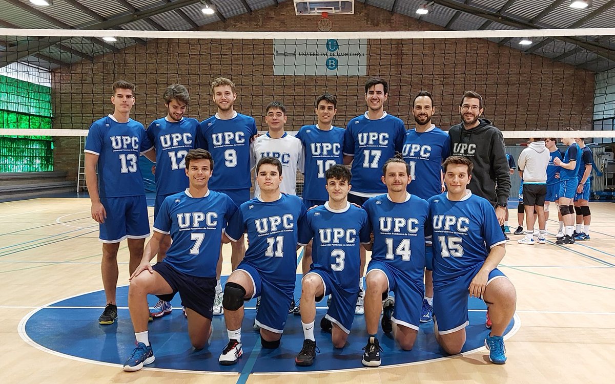 EsportsUPC's tweet photo. CCU23 | Partit amistós de #voleibol🏐 entre els equips #UPC-#UB.
Seguim preparant -nos per a les #competicionsuniversitaries💪
Endavant equips de @la_UPC !👏👏
@EsportsUB #EsportsUPC #upc @esportcatuni #femesport #competim https://t.co/s7C2UihxLS
