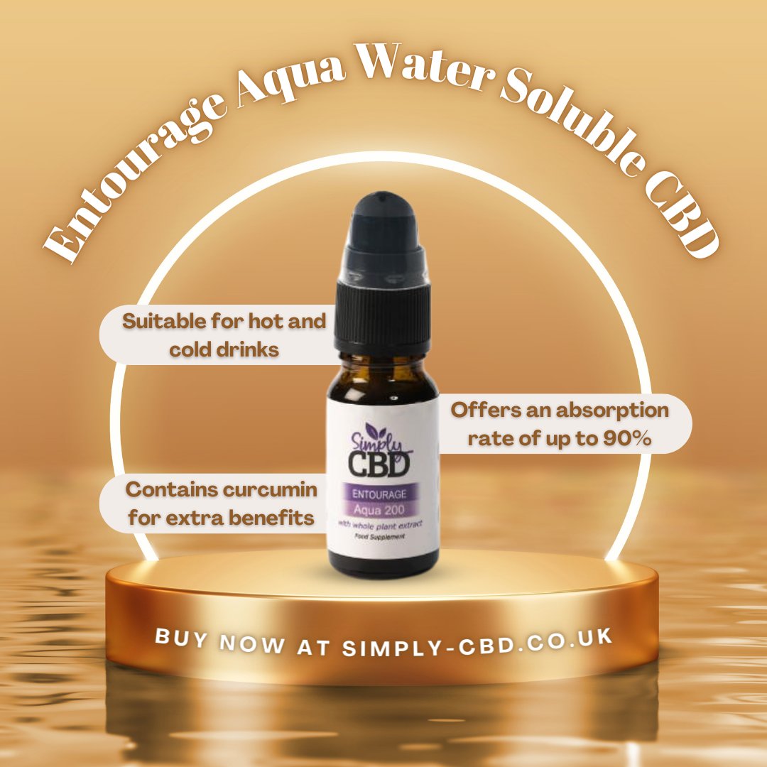 Simply__CBD's tweet image. Water-soluble #CBD:
 
💚 Full spectrum and available in two strengths
✨ Contains #curcumin for extra benefits
🥛 Can be added to hot or cold drinks, used in diffusers, or taken sublingually
🌱 Suitable for all #CBDusers
⭐ Average rating of 4.8 stars
 
🔗 simply-cbd.co.uk/collections/cb…
