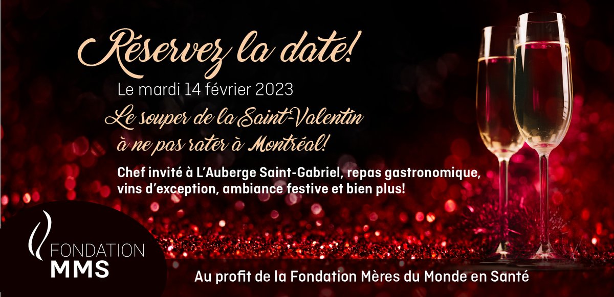 FondationMMS's tweet photo. LA soirée de la Saint-Valentin à ne pas manquer dans le Grand Montréal!! Détails à suivre! https://t.co/8TK63LHyNx