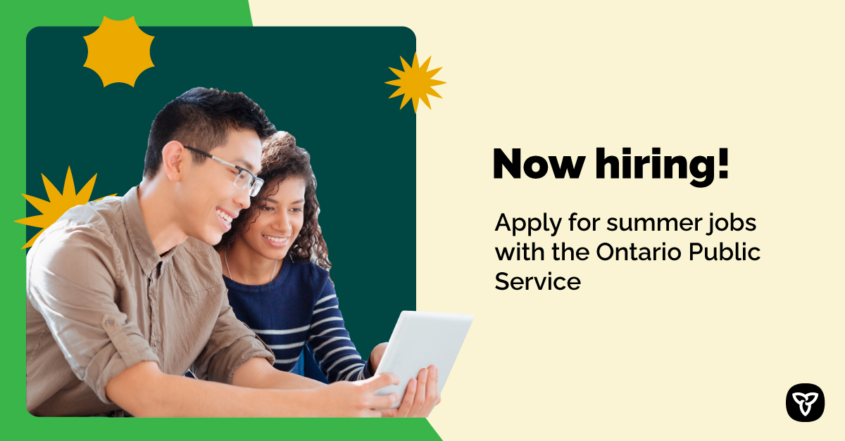 Ontario Government tweet media